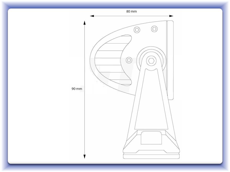 Pracovné svetlo 80LED COMBO 9-36V AWL26
