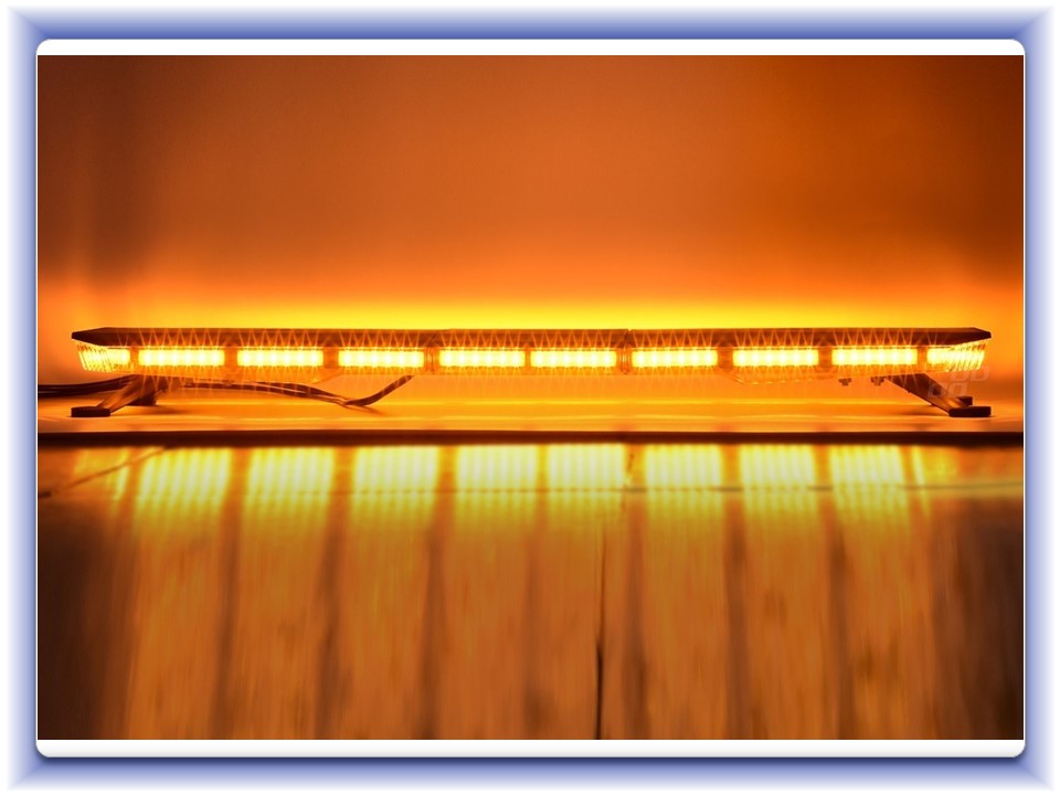 Výstražné svetlo LED 180 LED 1372mm