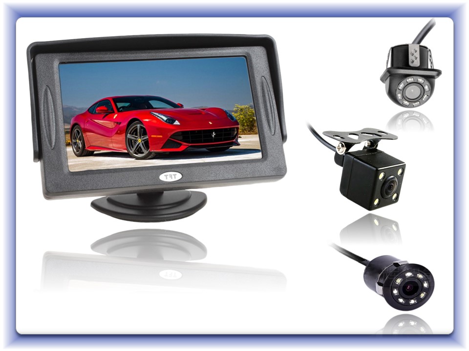 Cúvacia kamera s monitorom 4,3"