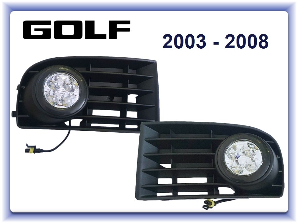LED denné svietenie DRL VW Golf 5 2003 - 2008