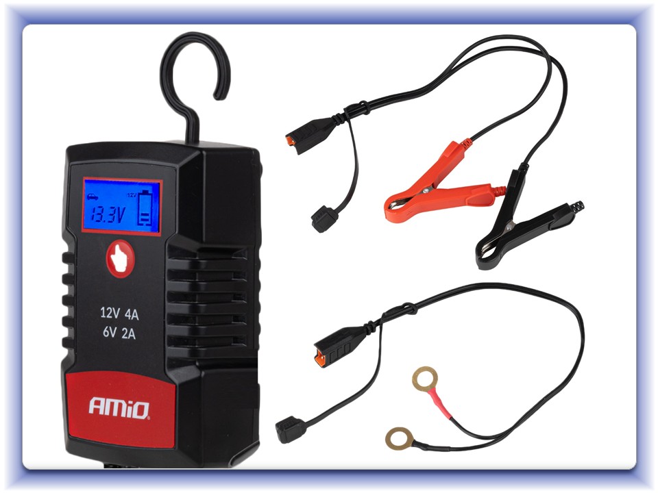 Nabíjačka digitálna AGM GEL STD LiFePo4 MAX 4A 6/12V PRO HOOK
