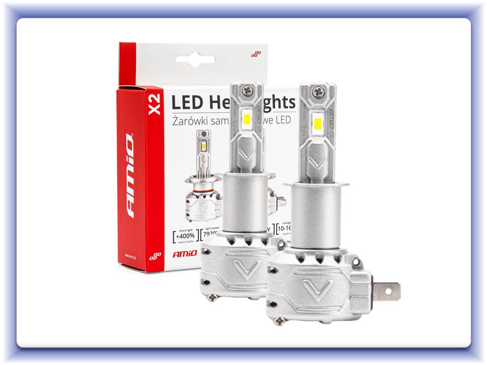 Led žiarovky H3 series X2 Canbus