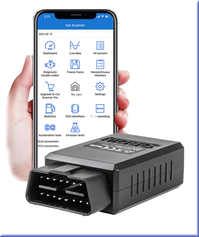 Diagnostický skener OBD2 AMiO-04733