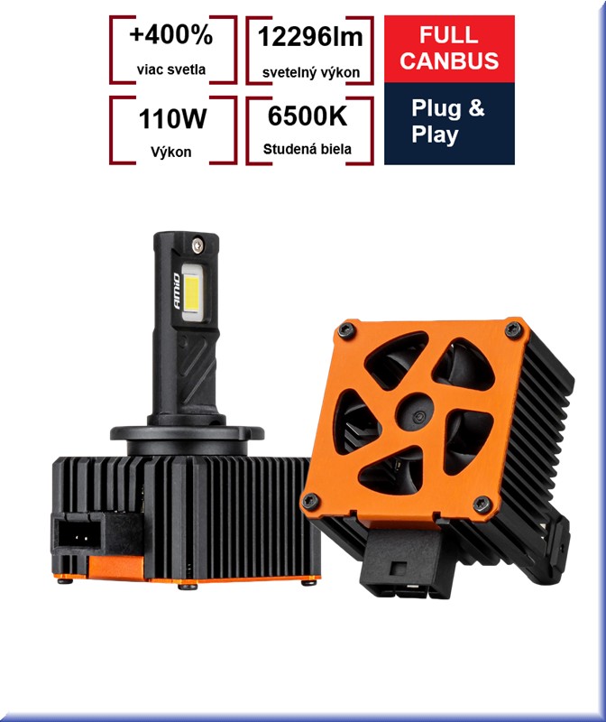 LED žiarovky XD PRO D1S / D1R