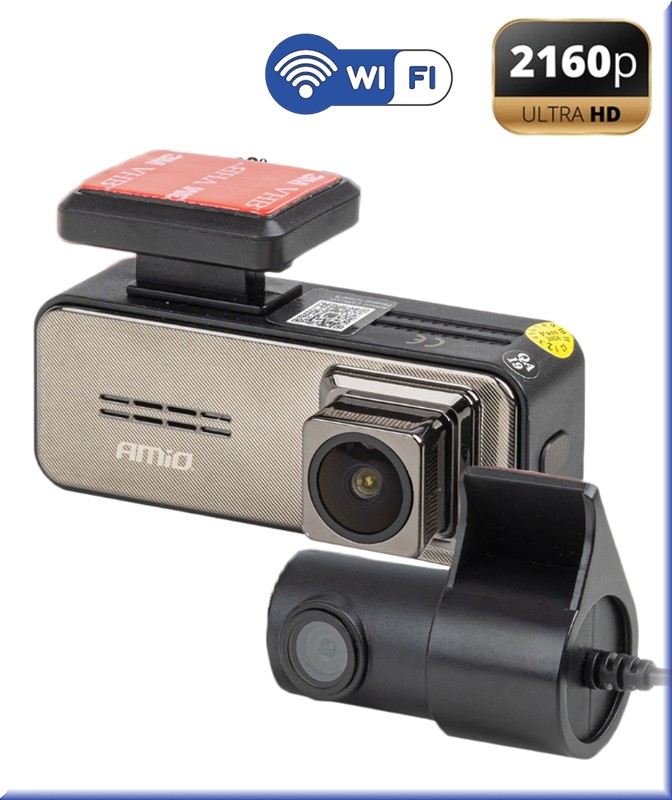 Kamera do auta so zadnou kamerou 4K + 2K WIFI UHD