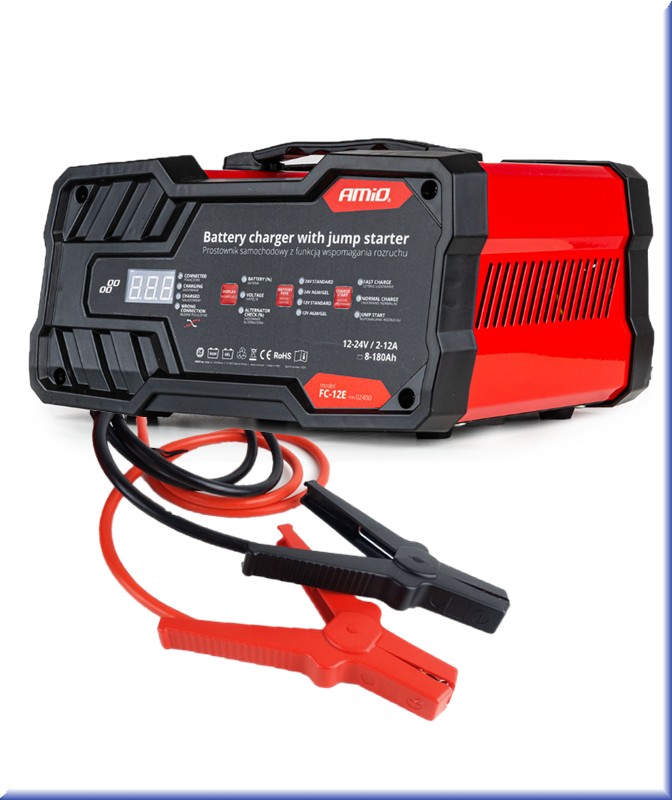 Nabíjačka so štartovacou funkciou 12A 6/12 12V 75A
