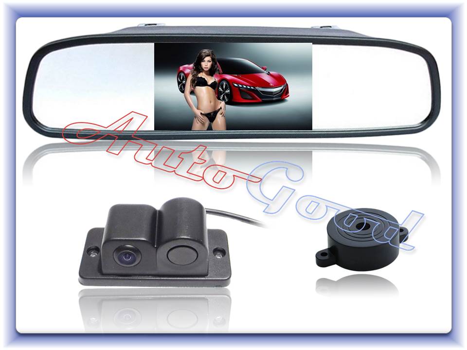 Cúvacia kamera smart+ monitor 4,3" v zrkadle