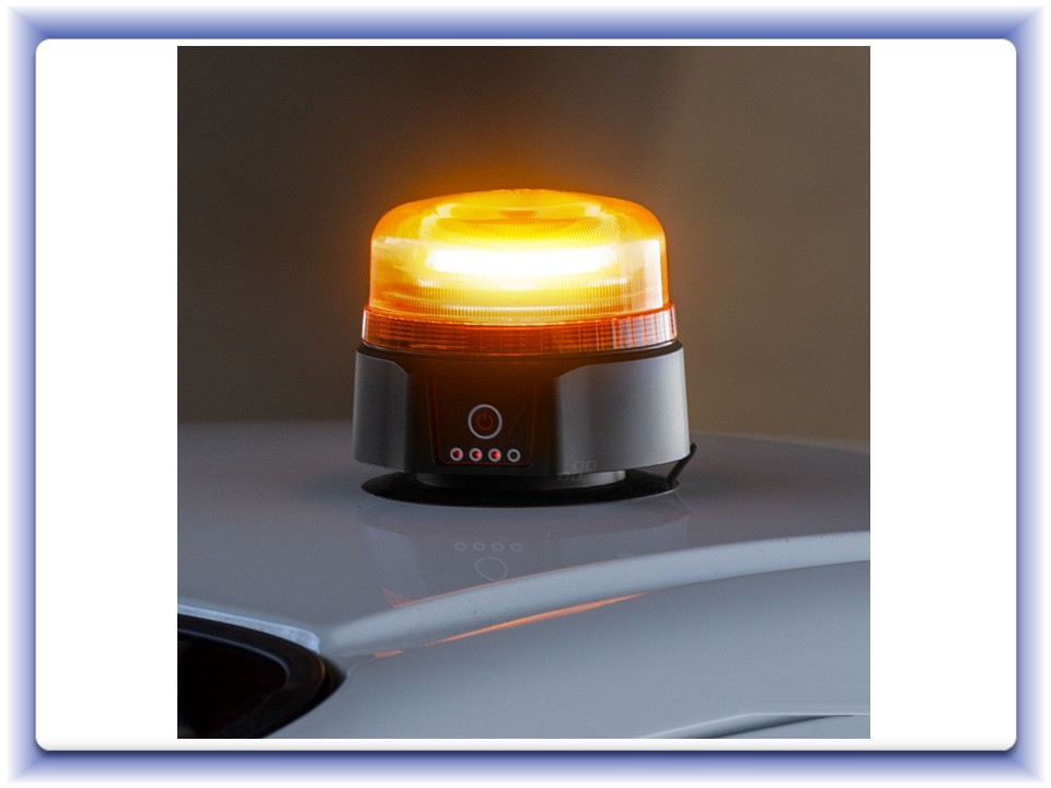 Bezdrôtové výstražné LED svietidlo s diaľkovým ovládaním R65 R10 12/24V