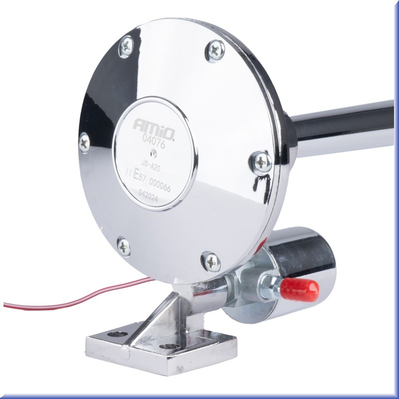 Zvuková signalizácia klaksónu chróm 640 mm 12V 24V