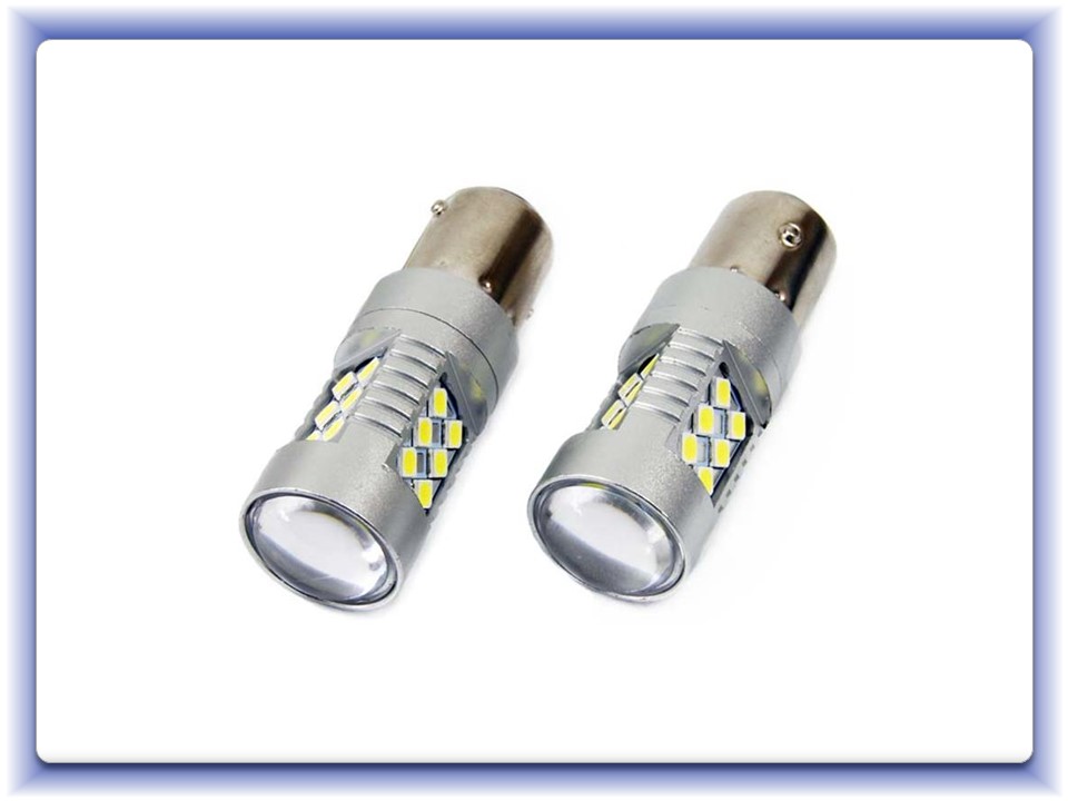 LED 24SMD 3030 1156 (P21W) biela Canbus 12V/24V
