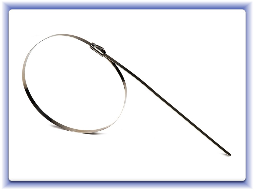 Nerezové sťahovacie pásky 4,6x250mm 100 ks