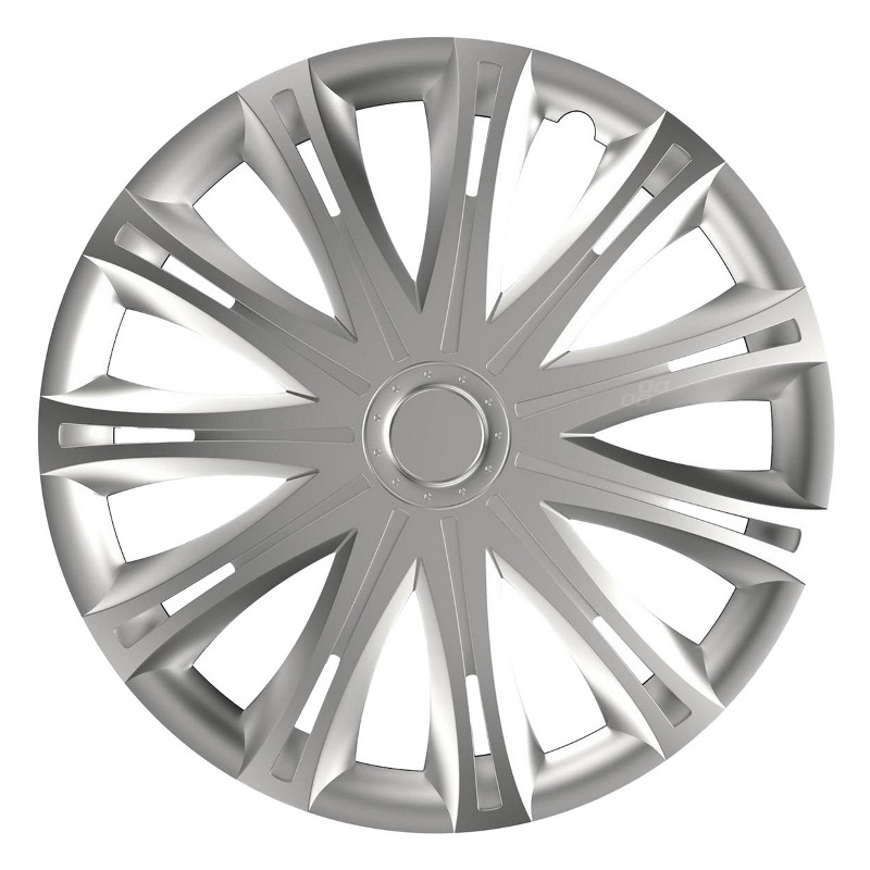 Puklice na kolesá 4ks sada Spark strieborná 16" COLOR BOX