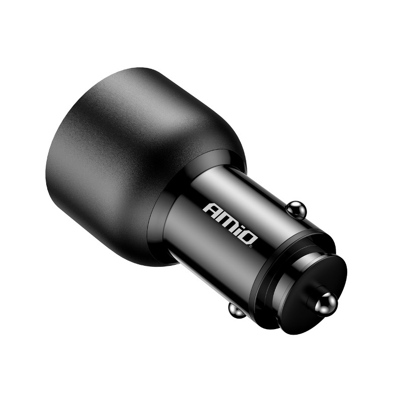 Nabíjačka do auta 2x USB C port + USB A port 12/24V 95W