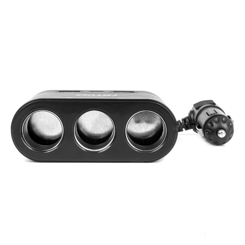 Predlžovacia zásuvkai 2x USB-A 1x USB-C 12V 24V 120W 70cm