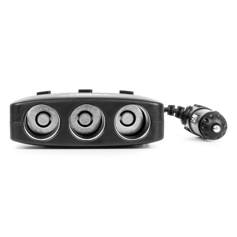 Predlžovacia zásuvkai 2x USB-A ON/OFF LED 12V 24V 100W 70cm