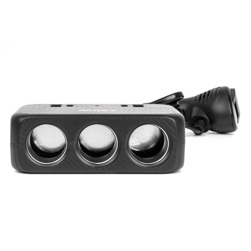 Predlžovacia zásuvkai 2x USB-A 1x USB-C QC4.0 12V 24V 120W 80cm