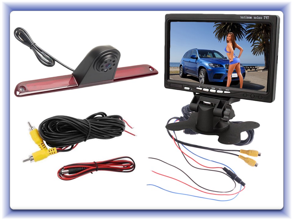 Cúvacia kamera s monitorom 7" Mercedes, Volkswagen, MAN
