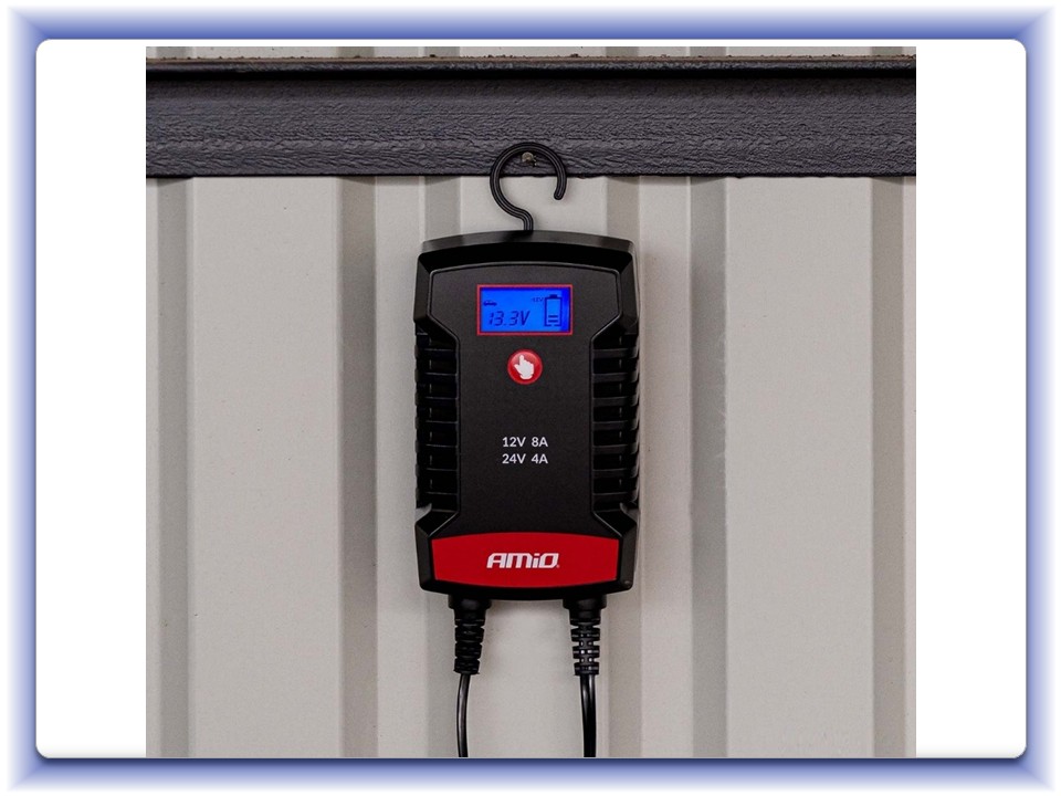 Nabíjačka digitálna AGM GEL STD LiFePo4 MAX 6A 6/12V PRO HOOK