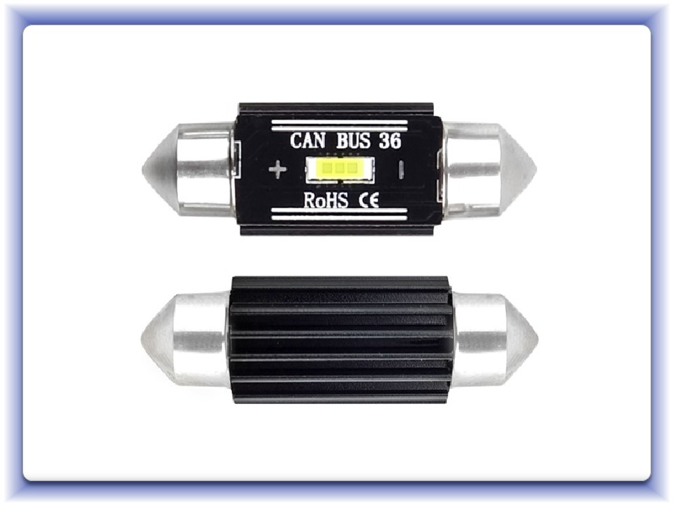 LED Canbus 1860 1SMD UltraBright Festoon C5W C10W C3W 36mm 12V/24V