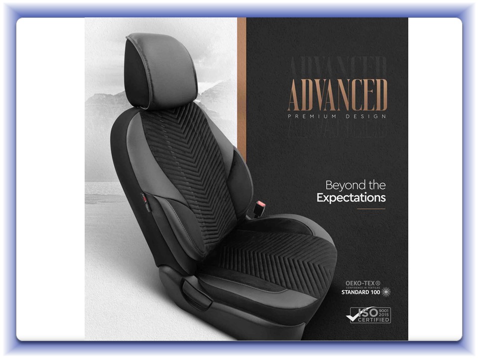 Autopoťahy OTOM ADVANCED 204 BLACK BABYFACE 3-ZIP