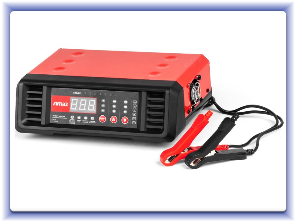 Digitálna stacionárna nabíjačku 10A 6V 12V