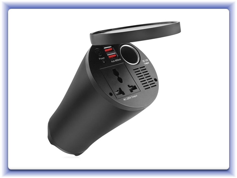 Menič napäta 12V/230V 150W/300W 2xUSB PI02