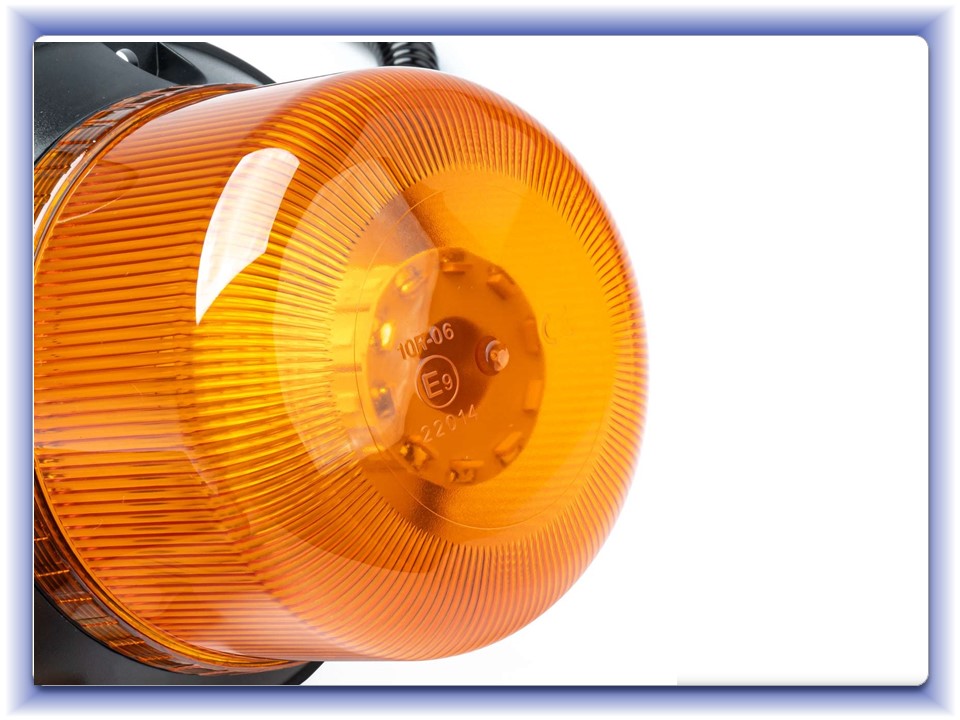 Výstražný maják W22m 60LED Magnet 12/24V