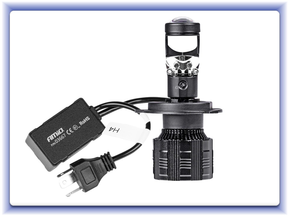 LED žiarovky H4/H19 šošovka series PL Lens