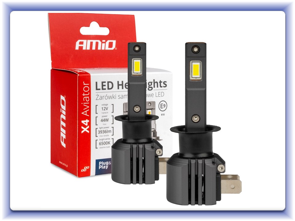 Led žiarovky H1 séria X4 Aviator Canbus