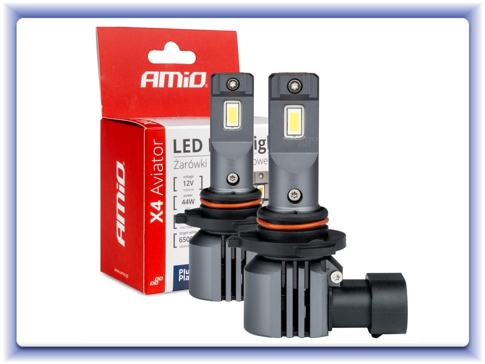 Led žiarovky HB3 9005 HIR1 9011 H10 series X4 Aviator