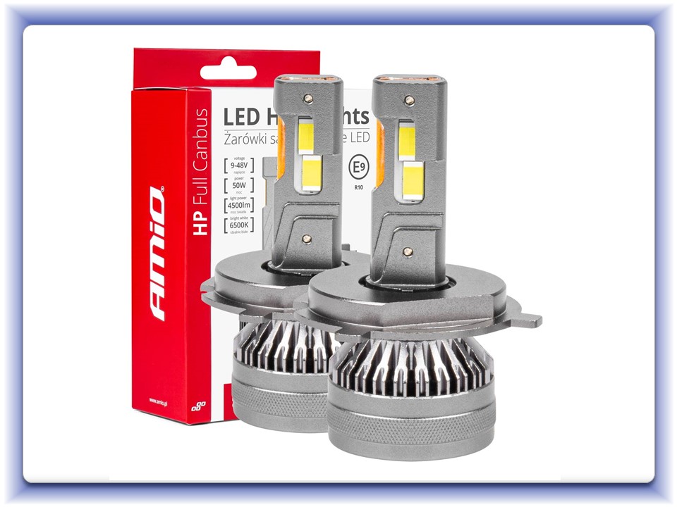 Led žiarovky H4/H19 séria HP Full Canbus