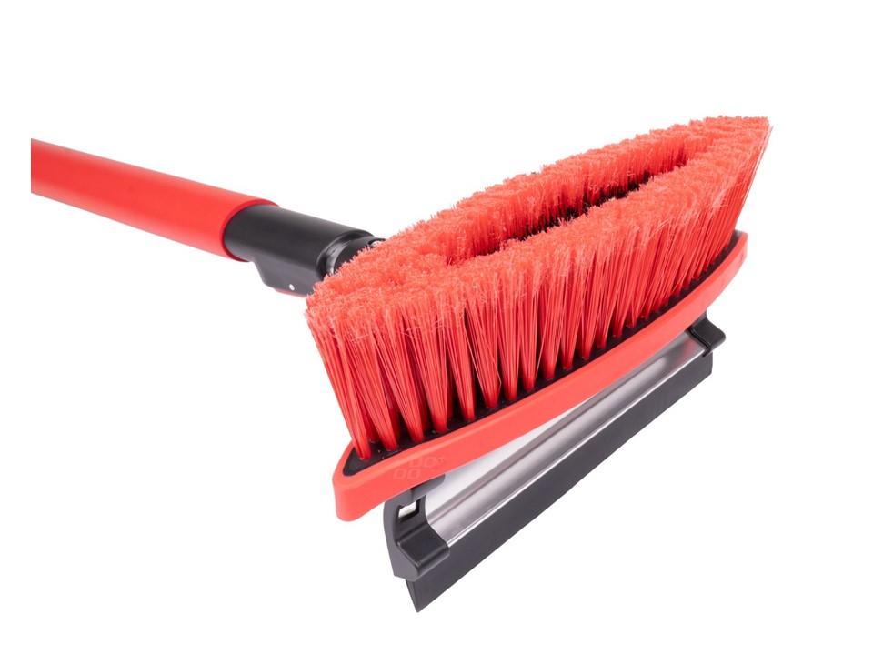 Veľká teleskopická kefa na sneh s škrabkou na ľad a stierkou 98-134 cm