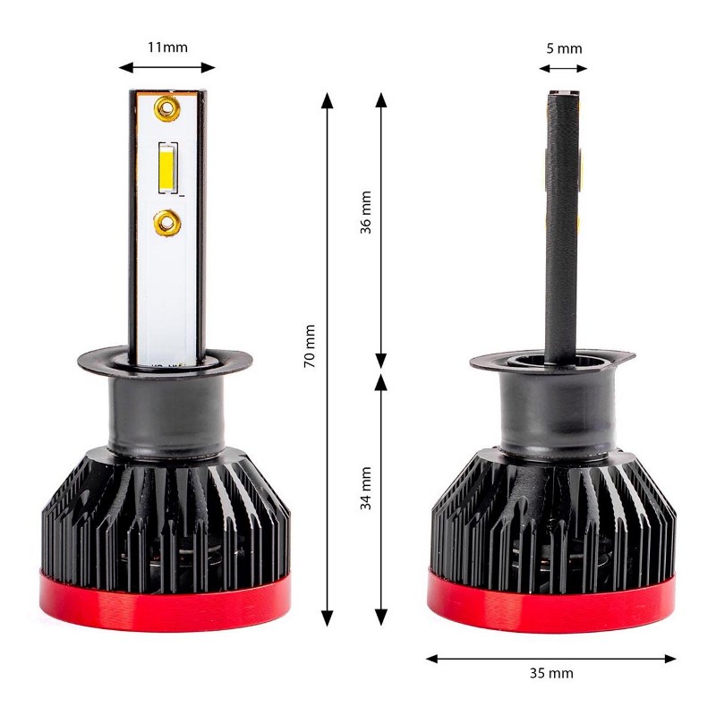 LED žiarovky H1 séria BF