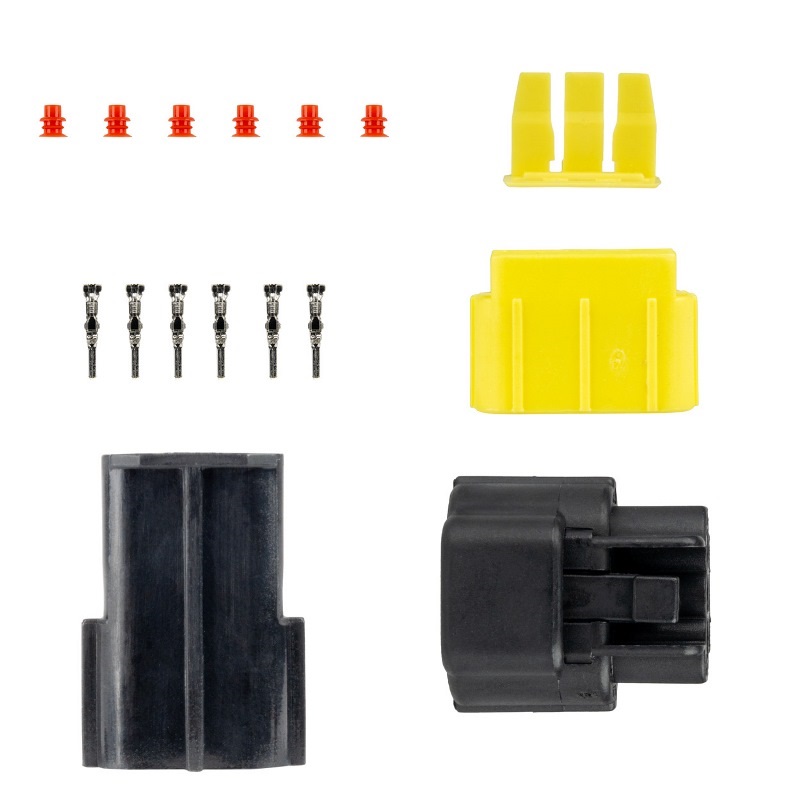 Sada elektrických konektorov vodotesných 3 PIN 2,2 mm