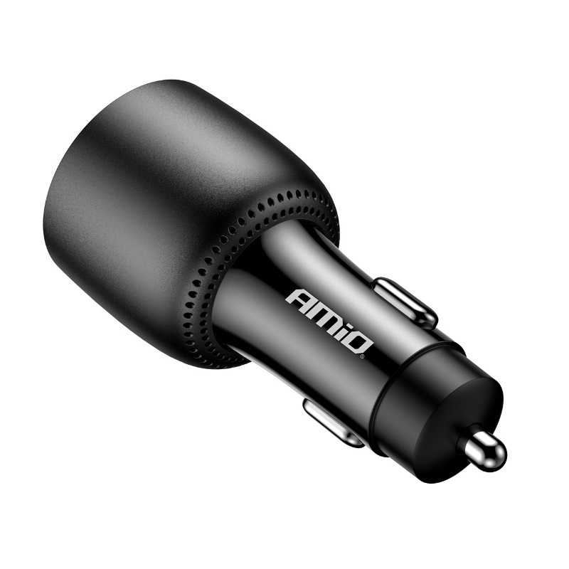 Nabíjačka do auta 2x USB C port + USB A port 12/24V 100W