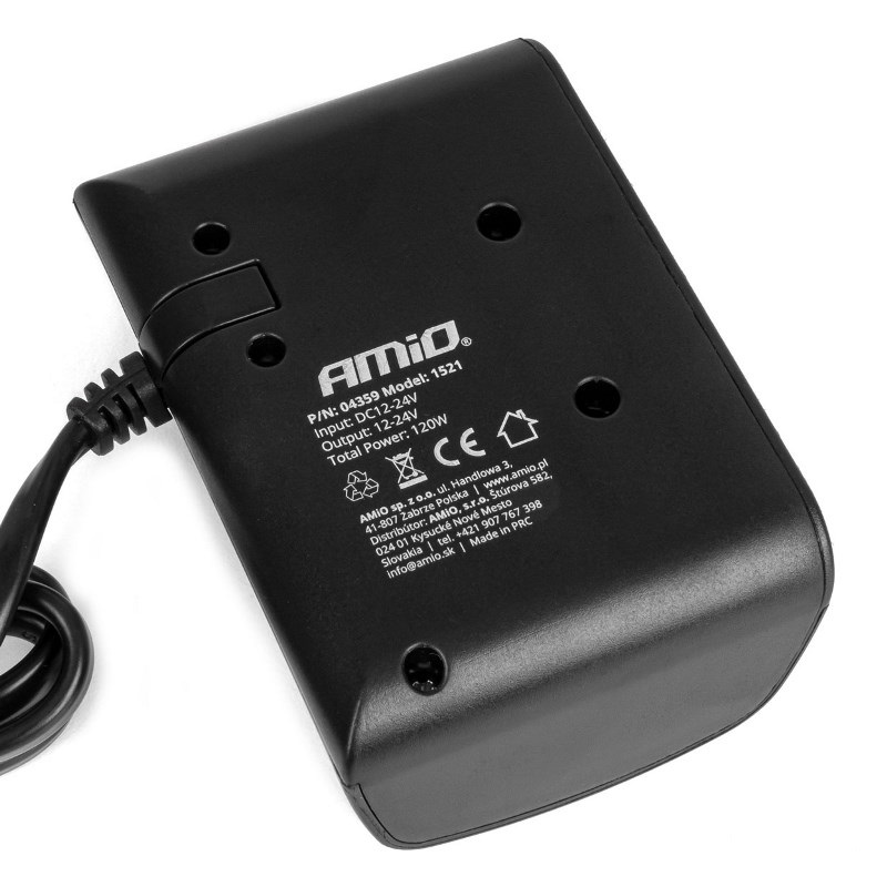 Predlžovacia zásuvkai 12V 24V 120W 80cm