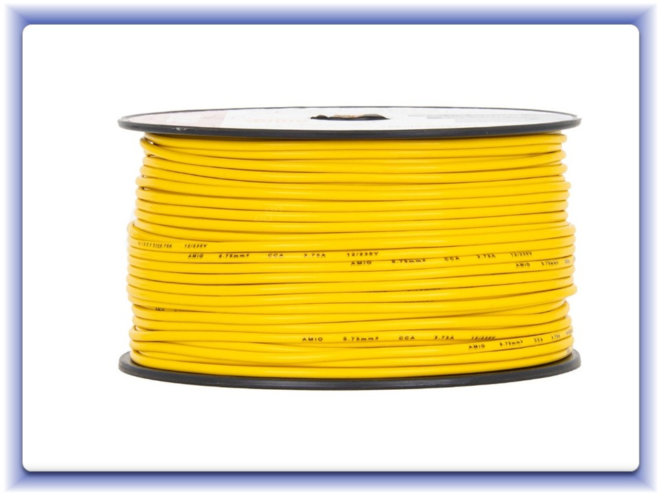 Jednožilový vodič k reproduktorom CCA 1x1mm2 100m 5A 12/230V