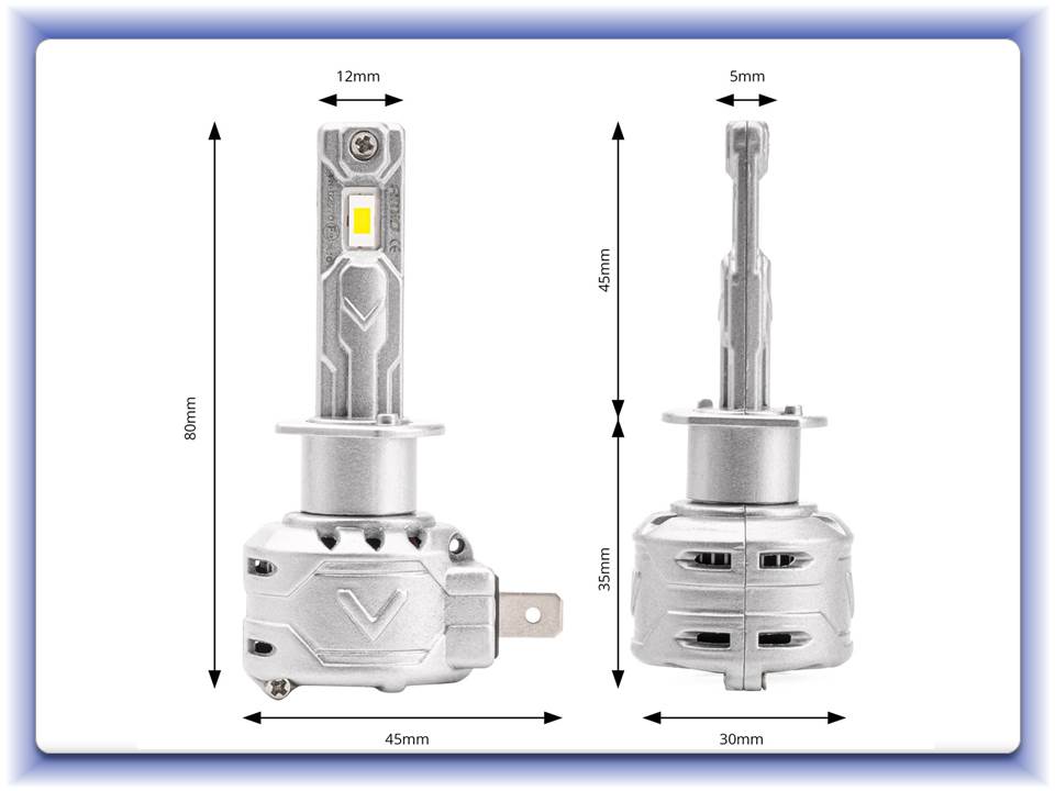 Led žiarovky H1 series X2 Canbus 7920 lumen