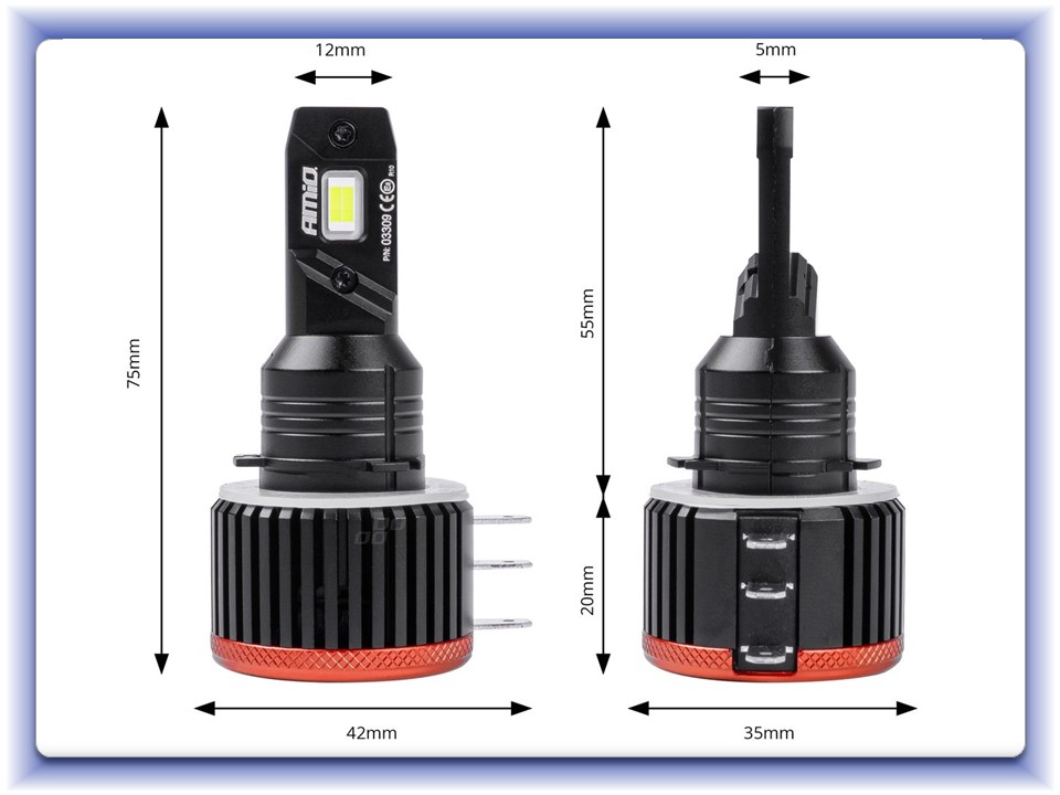 Led žiarovky H15 series X3 Canbus