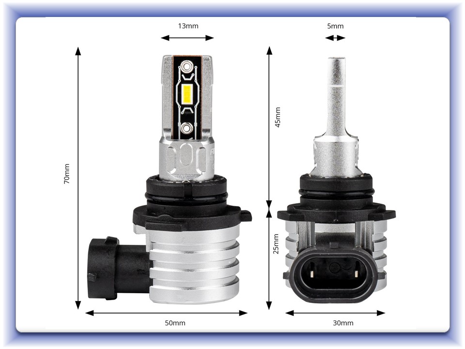 Led žiarovky HB4 9006 series H-mini