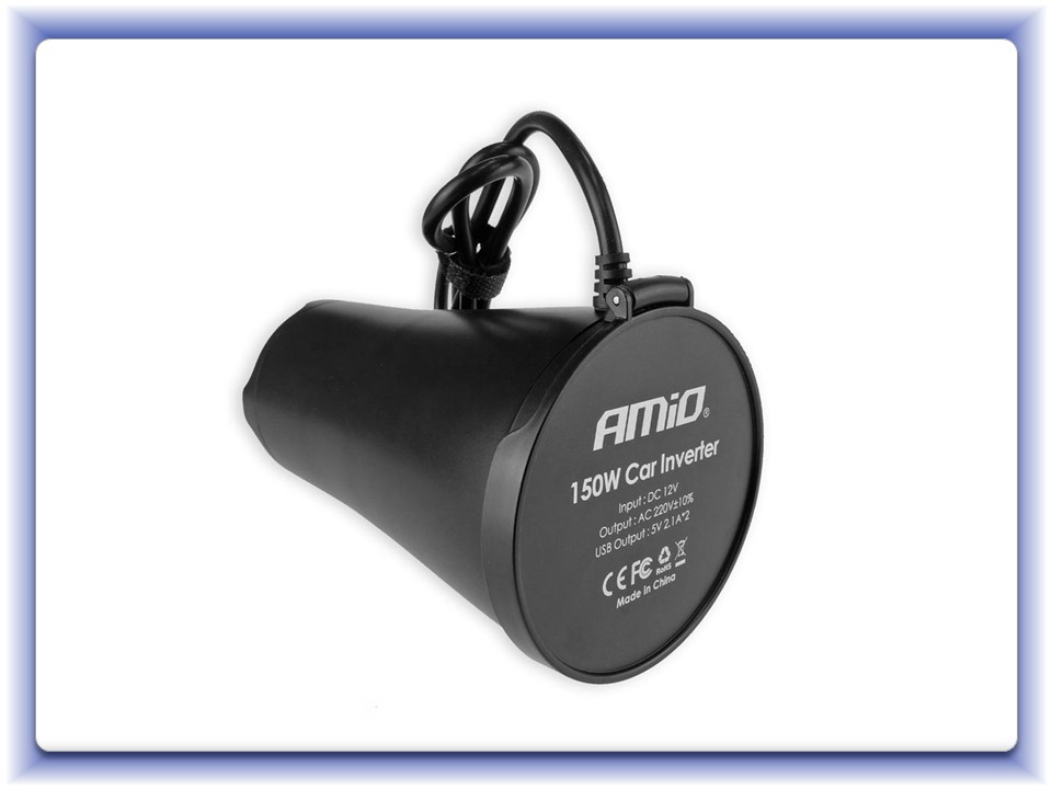 Menič napäta 12V/230V 150W/300W 2xUSB PI02