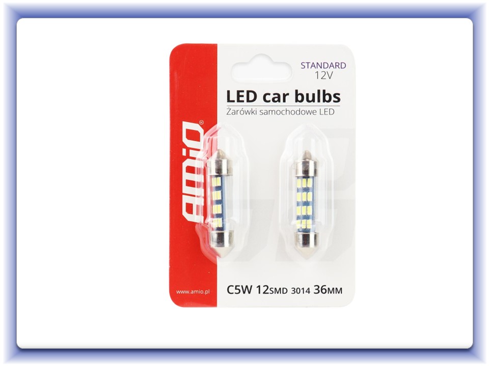 LED žiarovky STANDARD 3014 9SMD Festoon C5W C10W C3W 36mm