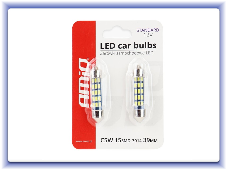 LED žiarovky STANDARD 3014 9SMD Festoon C5W C10W C3W 39mm