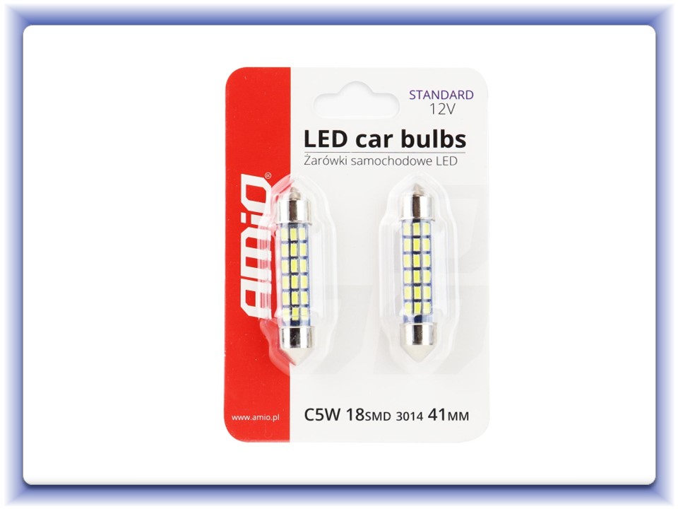 LED žiarovky STANDARD 3014 9SMD Festoon C5W C10W C3W 41mm