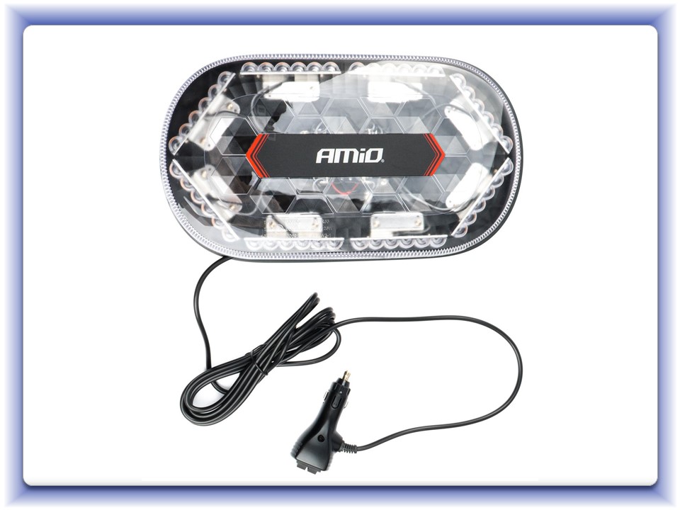 Výstražné svetlo LED WLB78 magnet 48LED 12/24V 