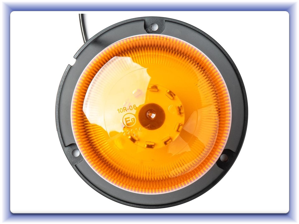 Výstražný maják W22m 60LED Magnet 12/24V