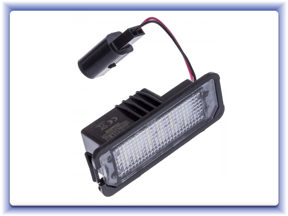 LED osvetlenie ŠPZ Škoda, VW, Seat -EP03