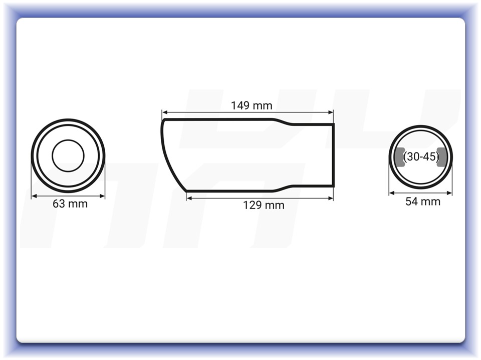 Koncovka výfuku MT 011