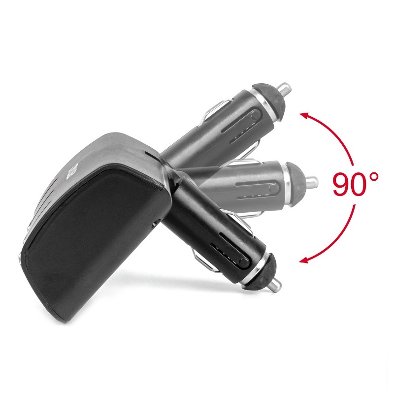 Predlžovacia zásuvka 12V 24V 120W 90°