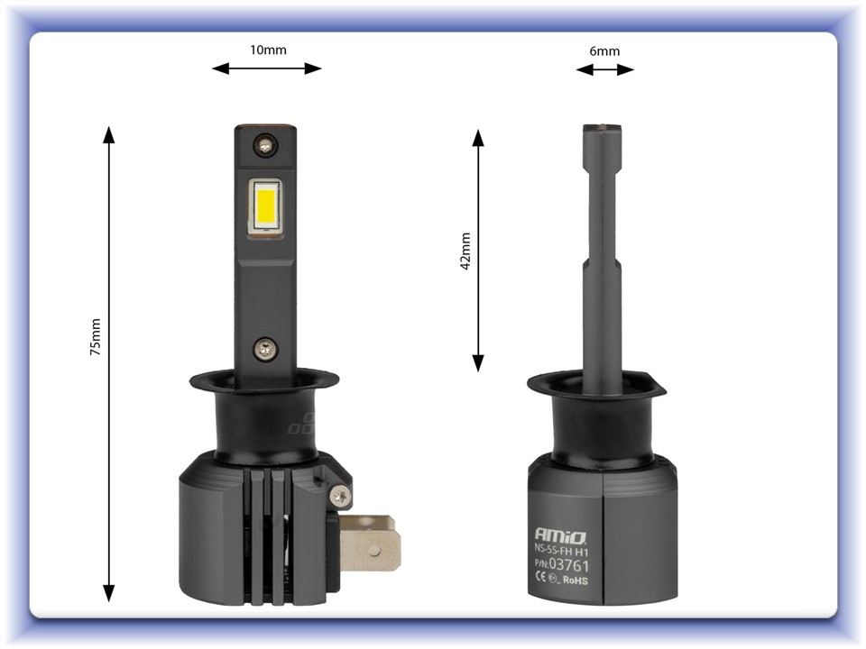 Led žiarovky H1 séria X4 Aviator Canbus